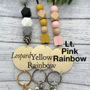yellow rainbow Personalized Lanyards