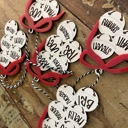  Personalized Ornament. Christmas Bells. Up to 10 names. Personalized Christmas gift. Family Name Ornament.