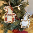  Gnome Ornament. Personalized Christmas Gift. Children's Ornament. Personalized Ornament