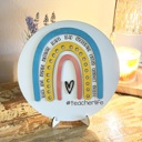  Teacher Rainbow. Teacher Decor. Teacher Appreciation Gift.