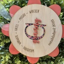  Mother's Day Sign. Personalized Grandchildren Sign. Mother's Day Gift. Sign for mom. Personalized Christmas gift.