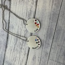  Birthstone Necklace. Personalized Mother's Gift.  Necklace. Personalized Christmas Gift