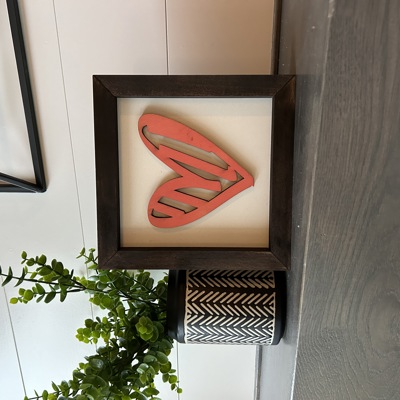 Heart Framed Art. 