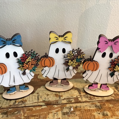 Ghost Decor. Halloween Decor. Cute fall ghost. Fall Decor