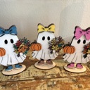  Ghost Decor. Halloween Decor. Cute fall ghost. Fall Decor