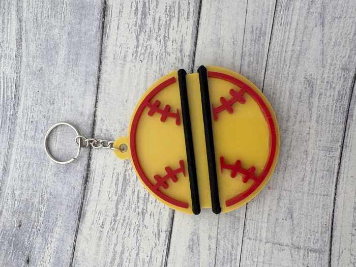 Hair Tie Key Chains. Bag Tags. Sports Bag Tag