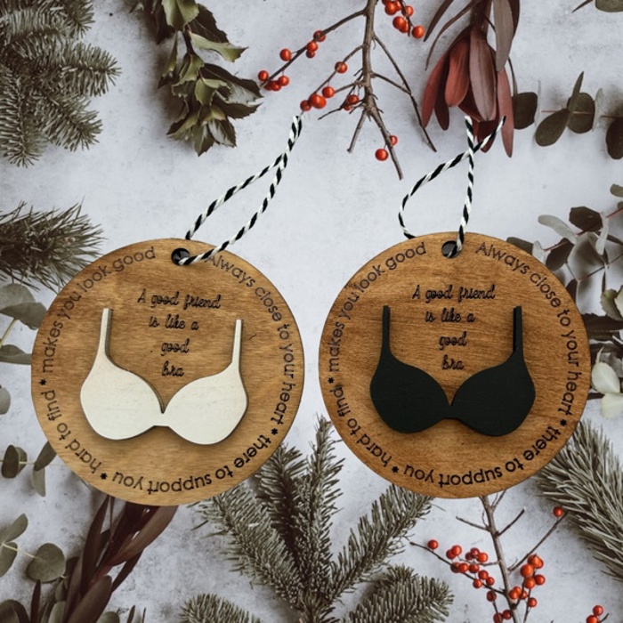 Best Friend Ornament. Christmas Ornament for a friend. Holiday Gift.