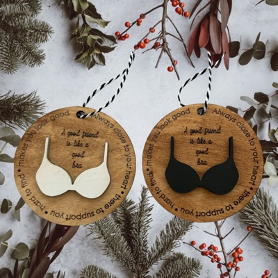 Best Friend Ornament. Christmas Ornament for a friend. Holiday Gift.