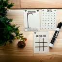  Reusable Whiteboard Games. Christmas Gift for Kids. Stocking stuffers