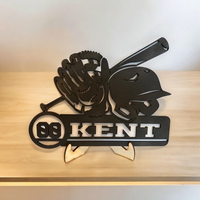 Baseball Sign. Personalized Gift. Baseball sign with name. 