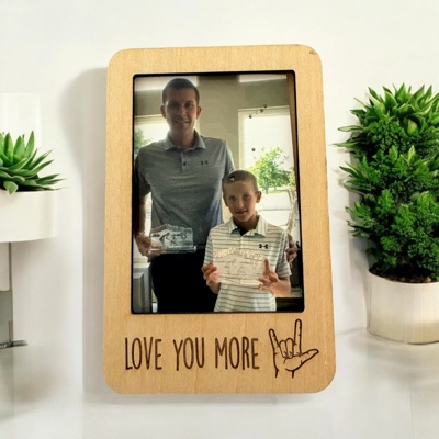 Magnetic Frame – Keepsake Gift-Father's day Frame- Gift for Father's Day