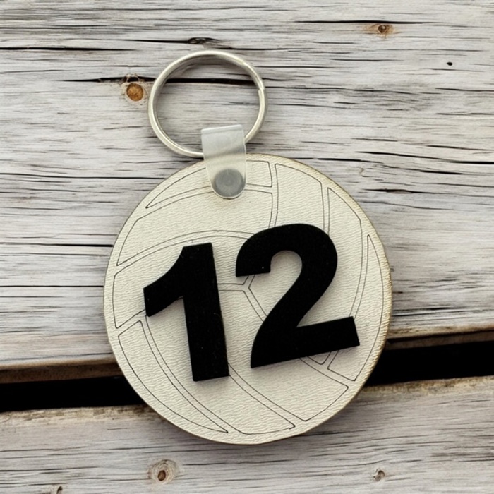 Sports Bag Tags with Personalized Number - Baseball, Basketball, Soccer, Softball, Volleyball