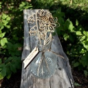  Personalized Birth Flower Jar | Wooden Flowers by Month with Custom Tag 