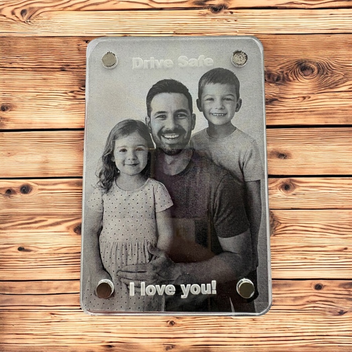 Photo Frame Visor Clip. Personalized Gift. Photo Frame. Photo frame for car. Personalized Christmas Gift.