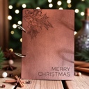 Merry Christmas Christmas Card Keepsake. Christmas card holder.