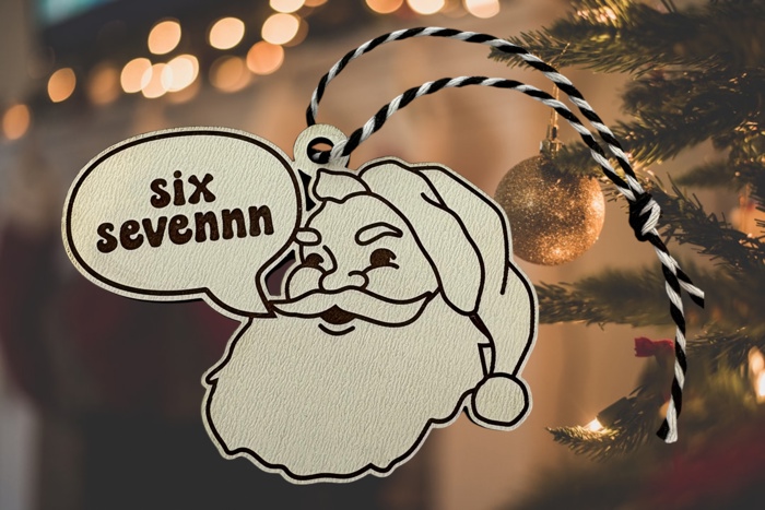 Funny Ornament. 67 ornament. Teenager ornament. 
