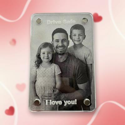 Photo Frame Visor Clip. Personalized Gift. Photo Frame. Photo frame for car. Personalized Christmas Gift.