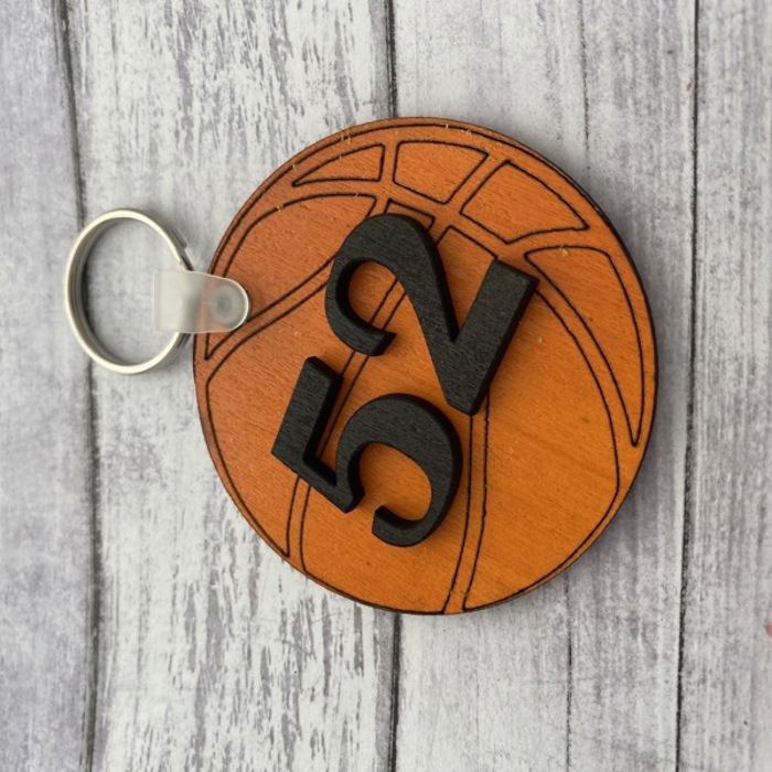 Sports Bag Tags with Personalized Number - Baseball, Basketball, Soccer, Softball, Volleyball