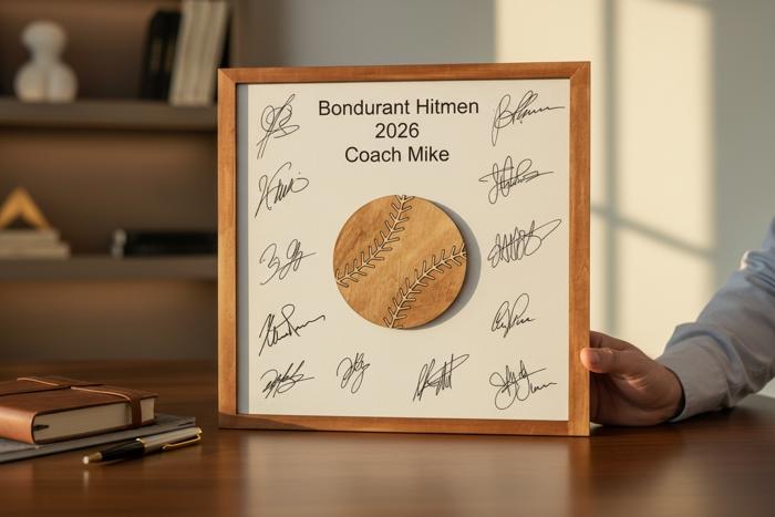 Coach Gift. Baseball Sign. Softball sign. Baseball Coach Gift. Gift from team.