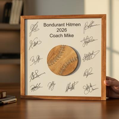 Coach Gift. Baseball Sign. Softball sign. Baseball Coach Gift. Gift from team.