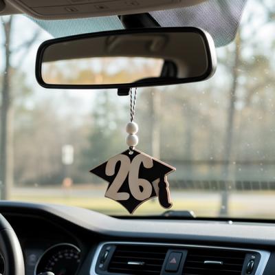 Graduation Car Charm. Class of 2026 charm. Graduation Gift