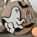  Ghost Decor.  Shelf Sitter. Halloween Decor. Fall Decor