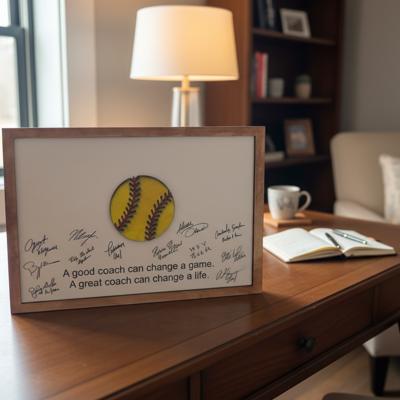 Baseball Coach Gift. Softball Coach Gift. Gift from players. Gift for him.