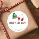  To and From Holiday Labels / Set of 24