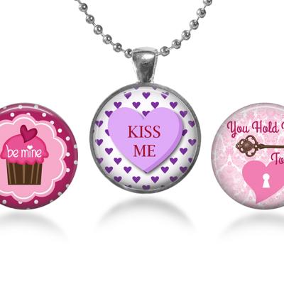 Valentines Day ArtClix Interchangeable Pendant