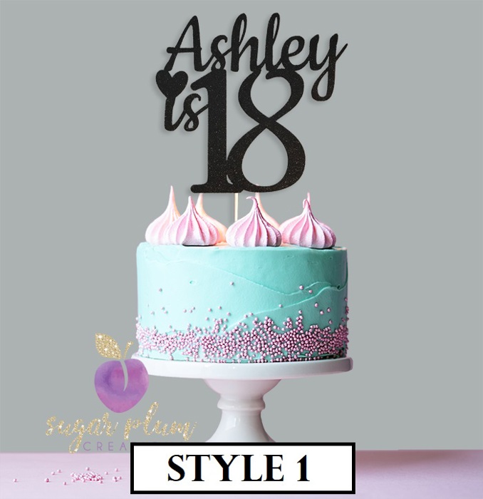 18th Birthday Cake Topper