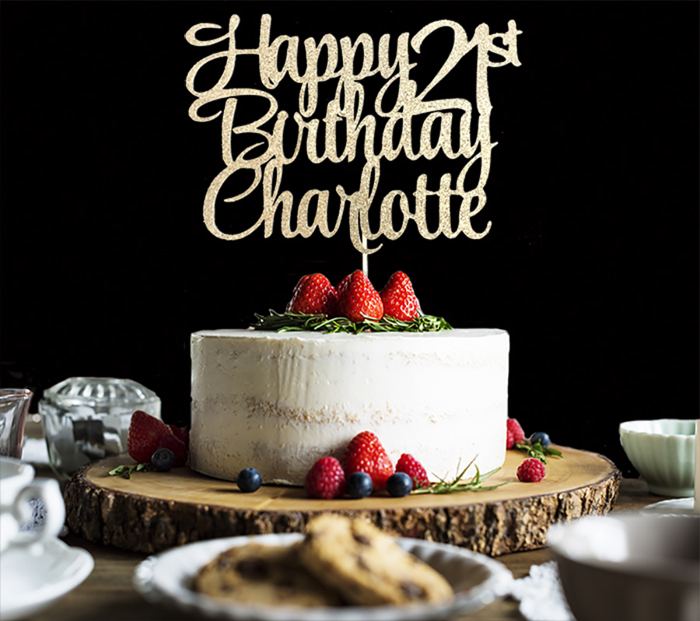 Happy Birthday Cake Topper