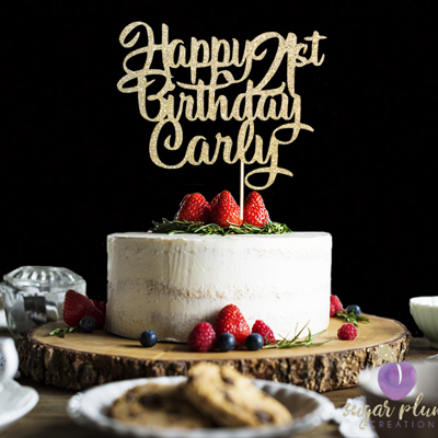 21st Birthday cake topper
