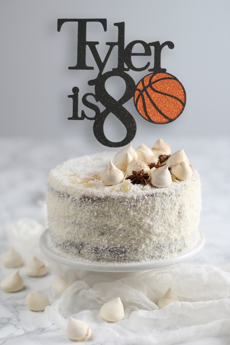 Basketball Cake Topper