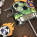  Soccer Cake Topper
