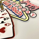  Vegas Cake Topper