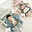  My first communion cake topper girl