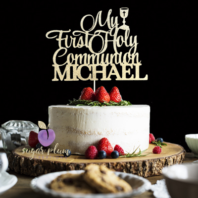 My First Holy Communion Cake Topper