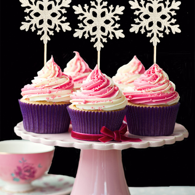 Snowflake Cupcake Topper