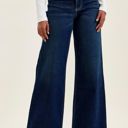  Judy Blue High Waist Lux Dark Retro Wide Leg Jeans