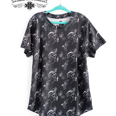 Crazy Train Boy's Calgary Stampede Tee, Black