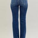  Judy Blue Mid Rise Hand Sand & Destroy Bootcut Denim Jeans 82541