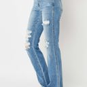  Judy Blue High Waist Destroy Fray Hem Bootcut Denim 82542 - Plus