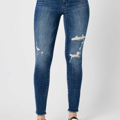 Judy Blue High Waist Destroy Skinny Denim 82581 - Plus