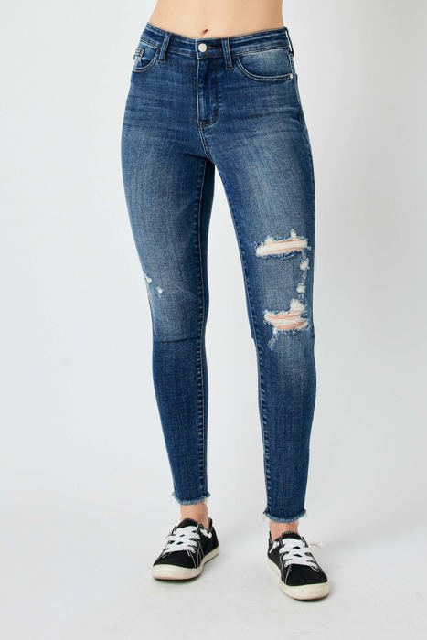 Judy Blue High Waist Destroy Skinny Denim 82581 - Plus