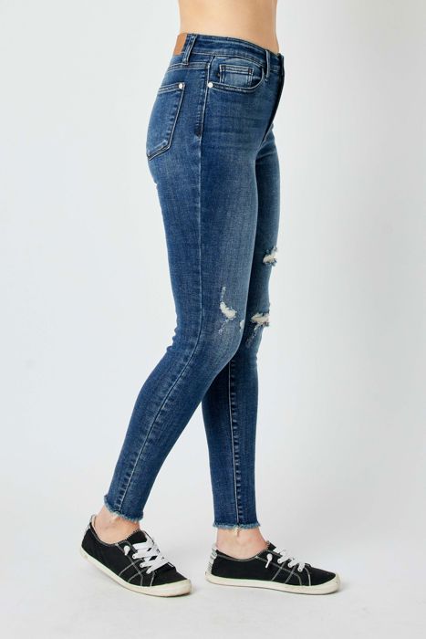 Judy Blue High Waist Destroy Skinny Denim 82581 - Plus
