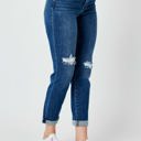  Judy Blue Mid Rise Destroy Slim Denim 82607