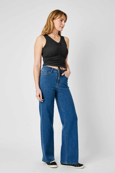 Judy Blue High Waist Vintage Wide Leg Denim 82553