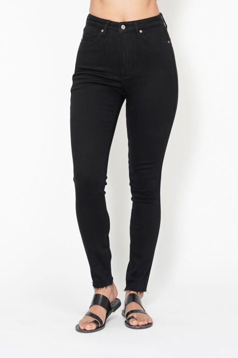 Judy Blue High Waist Tummy Control Shield Pockets Skinny Denim 88865-Plus