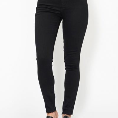 Judy Blue High Waist Tummy Control Shield Pockets Skinny Denim 88865-Plus