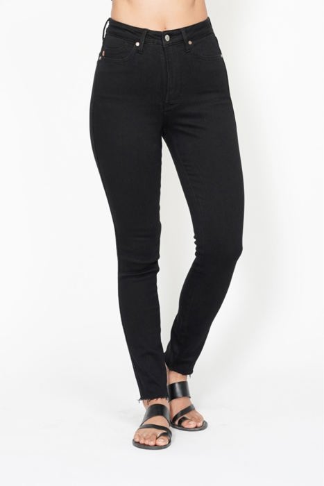 Judy Blue High Waist Tummy Control Shield Pockets Skinny Denim 88865-Plus